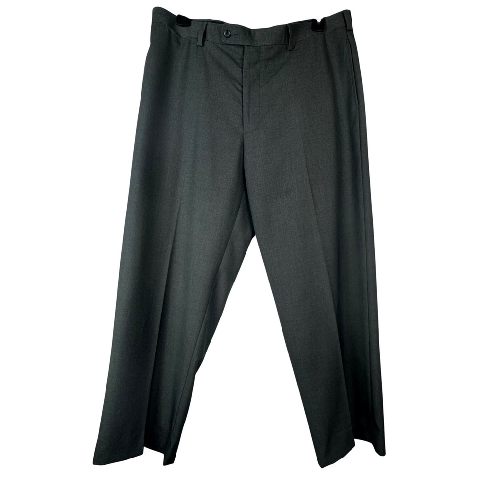 Perry‎ Eliis Men Dress Pants Charcoal Gray Slacks for Formal Business Casual 38